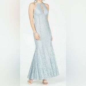 Size 4 Nightway Ice Blue Prom / Evening Gown
